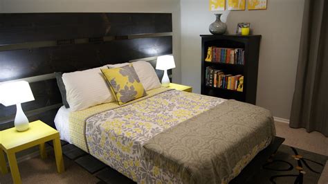 Yellow And Gray Bedroom Decor Neutral Meets Cheerful
