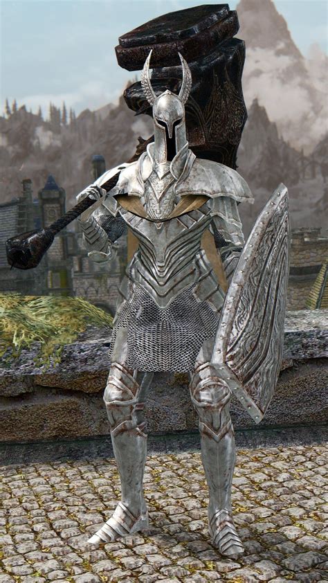 Ds Silver Knight Set Hdt By Dknight Armor Clothing Loverslab