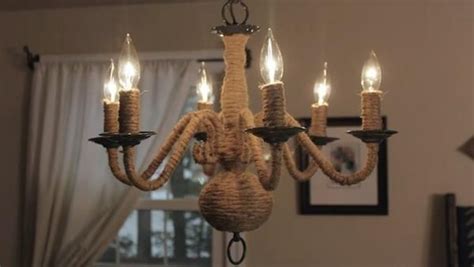 Diy Rope Chandelier Knock It Off The Live Well