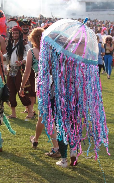 Bestival Jellyfish Costume Such A Creative Use Of Some Colourful