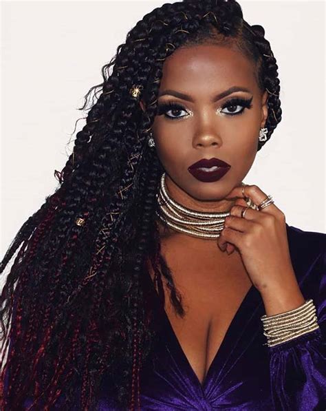 51 Goddess Braids Hairstyles For Black Women Page 5 Of 5 Stayglam