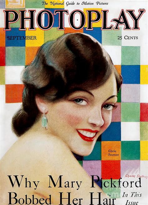 1920s Usa Photoplay Magazine Cover Drawing By The Advertising Archives