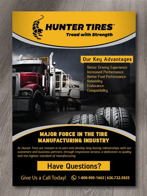 Masculine Bold Trucking Company Flyer Design For A Company By