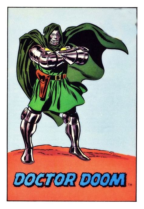 Dr Doom Doctor Doom Art Comic Book Shop Vintage Comics
