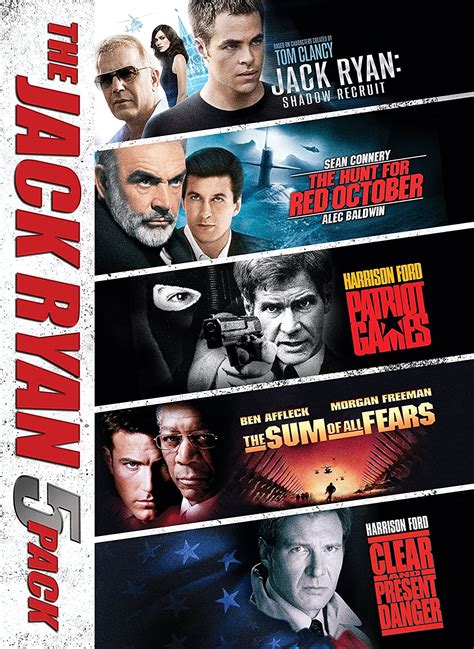 Amazon The Jack Ryan 5 Pack Dvd Et Blu Ray Dvd Collectors