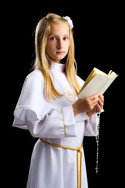 First Communion Portrait Of Young Girl Stock Photo By ©peter77 59583883