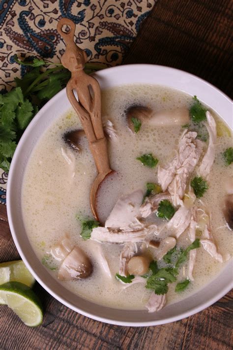 Thai Coconut Chicken Soup Recipe Girl