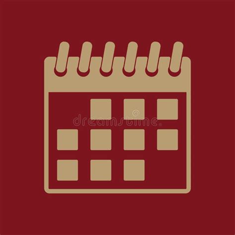 The Calendar Icon Calendar Symbol Stock Vector Illustration Of Sign