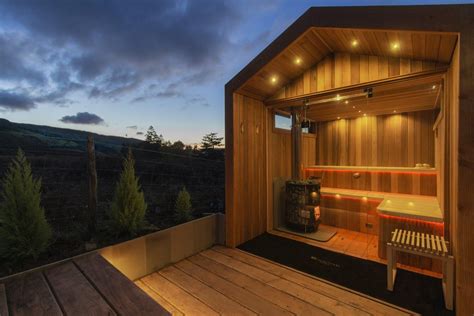 Arbor Range Of Luxury Outdoor Saunas — Heartwood Saunas Outdoor Sauna