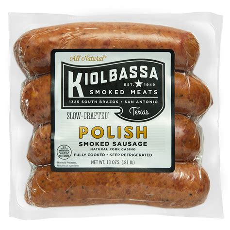 Gets along great with potatoes, red cabbage or. All Natural Polish Sausage | Kiolbassa Smoked Meats