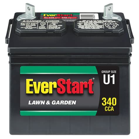 Everstart Lawn And Garden Lead Acid Battery Group Size U1 12 Volt340