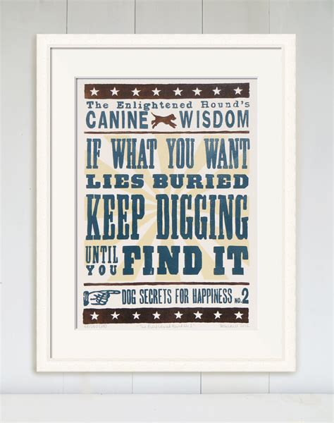 Inspirational Life Quotes Dog Wisdom Typographic Prints For Dog Lovers