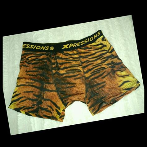 Xpressions Sexy Tiger Animal Print Boxer Briefs Underwear From Missy