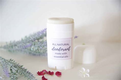 Diy All Natural Deodorant Free Printable Label Our Oily House