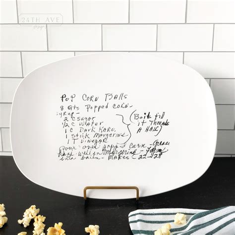 Custom Recipe Plate Handwritten Recipe Platter Recipe On Etsy