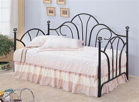 Black Twin Metal Frame Day Bed 2613 Coaster Furniture