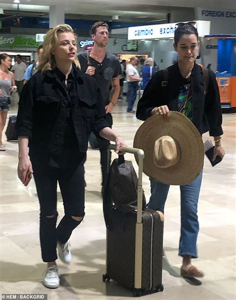 Chloe Grace Moretz And Girlfriend Kate Harrison Fly Out Of Mexico After