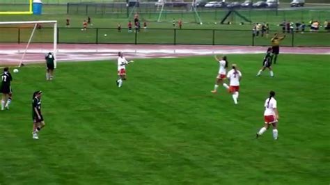 922014 Churchville Chili Vs Olympia Goal By Cortney Baird Youtube