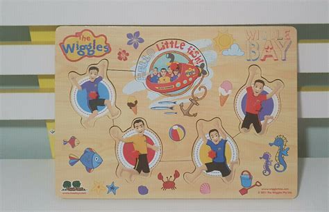 Wiggles Wooden Jigsaw 2011 Wiggle Bay Sam Puzzle Ebay