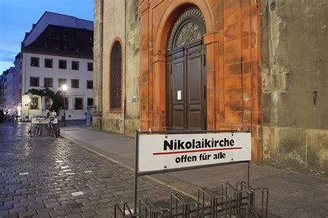 Eröffnung Lichtraum 1 In Der Nikolaikirche Lichtfest Leipzig 2023
