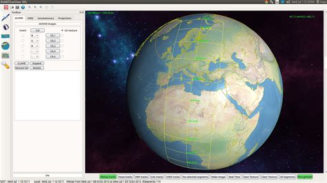 The 3d Globe · Eumetcastview
