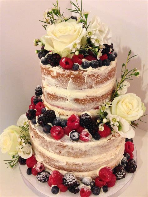 Lightly grease a 23cm/9 in deep round cake tin. Two Tier Mary Berry Cake #weddingcake #nakedcake # ...