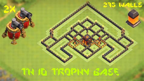 2015 NEW Th10 Trophy Base 275 Walls Replays YouTube