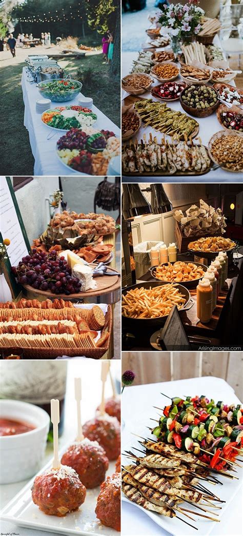 Wedding Food Station Ideas For 2018 Wedding Reception Food Diy