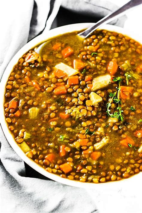 Hearty Instant Pot Vegan Lentil Soup Is Bursting With