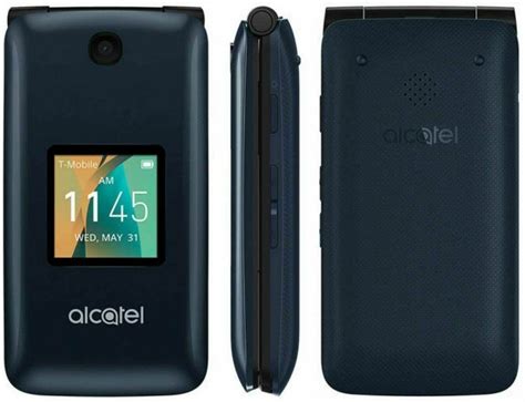 Alcatel 4044w Go Flip T Mobile Unlocked 4g Gsm Volte Flip Phone Blue In