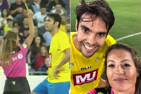 Watch Woman Referee Shows Yellow Card To Brazil Legend Kaka To Take Selfie The Statesman