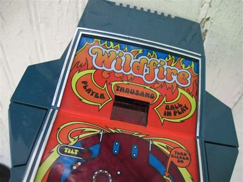 1970s Vintage Wildfire Electronic Hand Held Pinball Game In