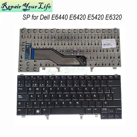 08g016 Spanish Keyboard For Dell Latitude E6440 E6420 E6430 E5420m