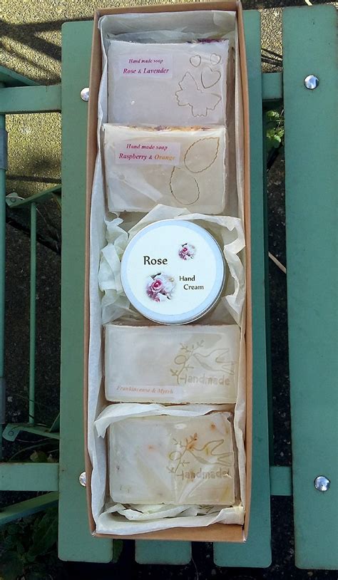 Gift Box With Handmade Soap Or Soap And Hand Cream Custom Etsy
