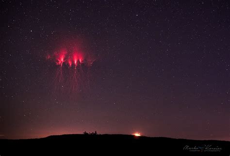 Large Numbers Of Red Sprites In The Skies Over Europe This Summer
