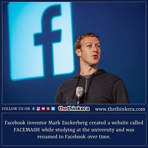 Do You Know That Facebook Inventor Mark Zuckerberg Created A Website