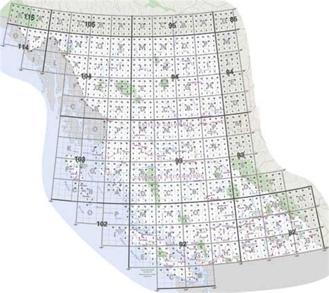 British Columbia Topo Maps Nts Topographical Maps For British Columbia