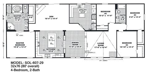 We sell schult homes of redwood falls, mn and stratford homes of model name: Top Photo of 4 Bedroom Mobile Home Floor Plans | Kristen ...