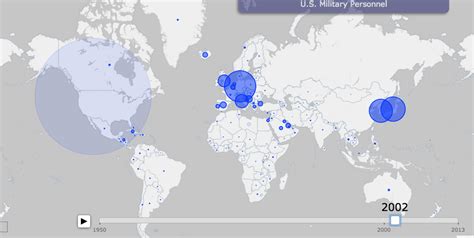 Map Of The Week “us Military Troops And Bases Around The World