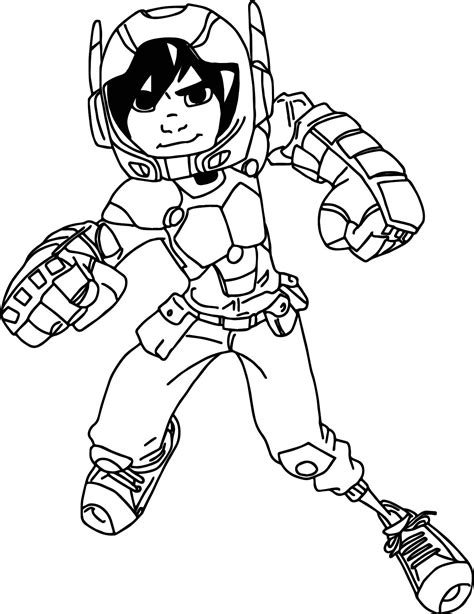 Hiro Hamada Coloring Pages Printable Coloring Pages