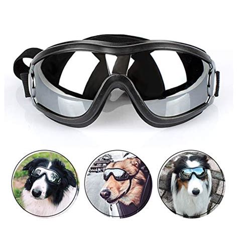 Petleso Dog Goggles Large Dog Eye Protection Goggles Windproof
