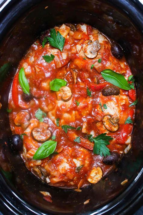 March 2, 2021 180 add the chicken over the top of the sauce, seal the instant pot, and cook on high pressure for 20. Crock Pot Chicken Cacciatore {Super Easy and Flavorful ...