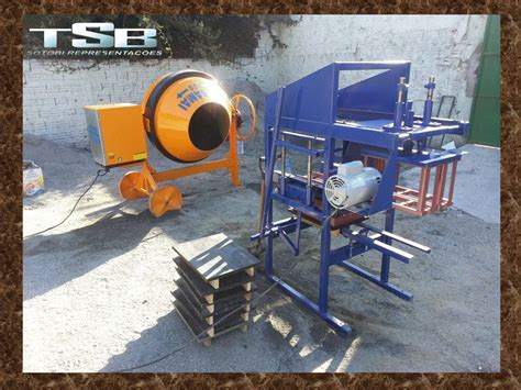 Máquina De Fazer Blocos De Concreto - R$ 7.900,00 em Mercado Livre