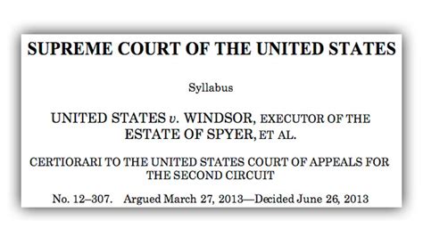 Supreme Court Doma Ruling Read Full Decision Here Doc