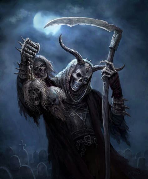 Sign In Death Art Grim Reaper Art