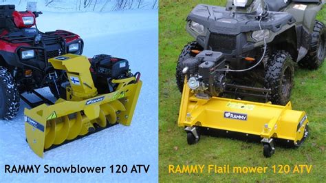 Rammy Flail Mower 120 Atv And Snowblower 120 Atv Ec Introduction 2019