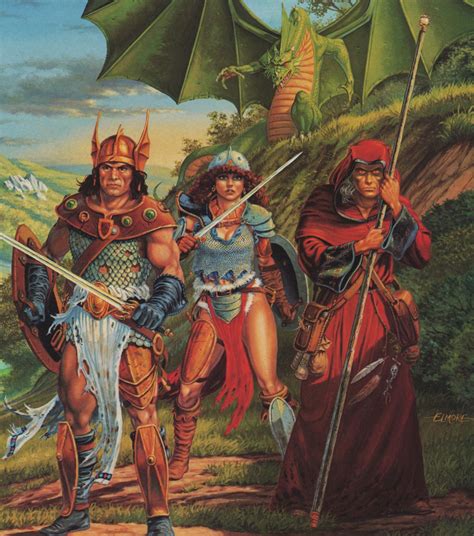 Dragons Of Spring Dawning Art By Larry Elmore 1985 Julianne