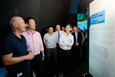 Cqt Singapores Minister For Education Opens Quantum The Exhibition