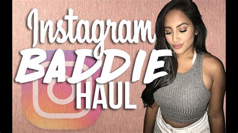 Instagram Baddie Clothing Haul Youtube