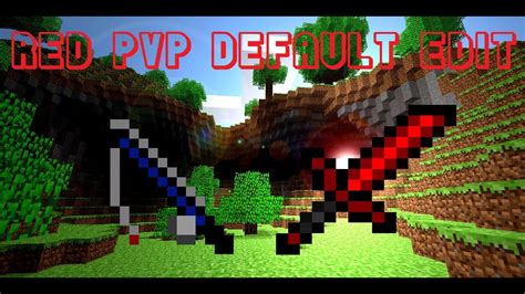 Minecraft Resource Pack Skymonpros Red Pvp Default Edit Youtube